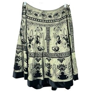 Dressbarn Collection XL Velvet Burnout Skirt Plus Size WhimsiGoth Maxi Y2K‎